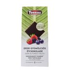 Ciocolata cu fructe de pădure Torras Stevia 125g