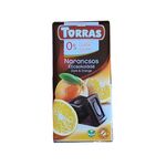 Ciocolata neagra cu portocale fara zahar adaugat Torras 75g