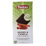 Ciocolata cu scortisoare Torras Stevia 125g