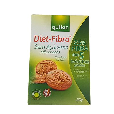 Biscuiti faza zahar Diet-Fibra,  bogati in fibre 250g Gullon
