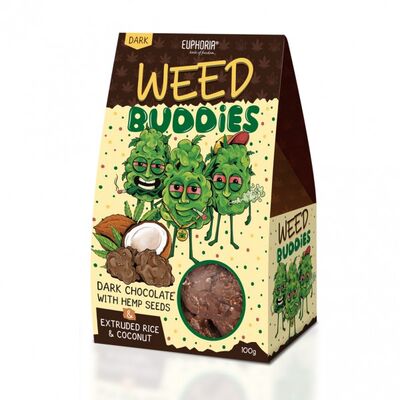 Ciocolata neagra Weed Buddies 100g