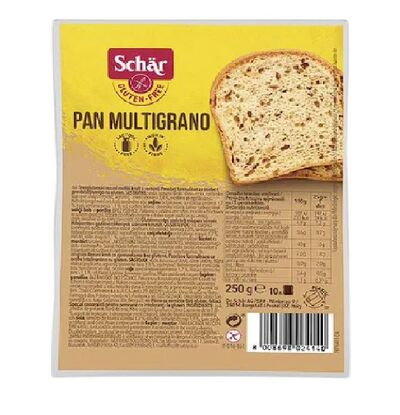 Paine feliata cu seminte fara gluten pan multigrano Schar Multigrano 250g