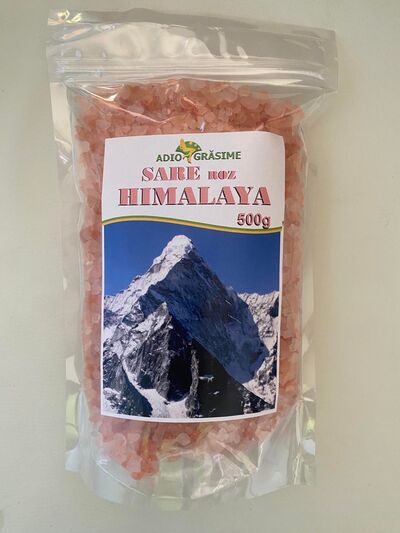 Sare Himalaya roz, grunjoasa 500g