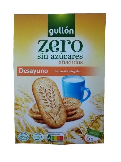 Biscuiti Mic Dejun cu cereale integrale Gullon 216g