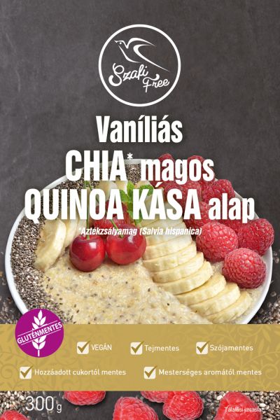 Baza pentru terci de quinoa si chia cu vanilie Szafi Free  300g
