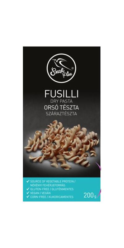Paste spirale (fusilli) (fara gluten, vegan) Szafi Free - 200g